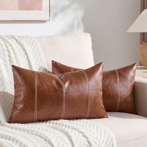 Fancy Homi 12x20 Lumbar Pillow Covers 2-Pack