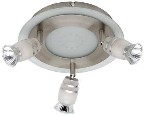 Preisvergleich Produktbild eisen farbene Spotrondell Xcite, 3-flammig G54934 / 13 Brilliant