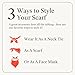 Soft Solution Scarf Mask (Navy/Khaki Plaid) – Adjustable Fashion Face Mask Neck Gaiter – Cute Face Mask Made of Polyester, Balaclava Mask for Women – Womens Fashion Bandana