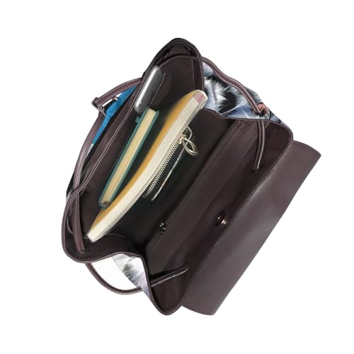Sac à dos pour ordinateur portable EdWal en cuir multifonction