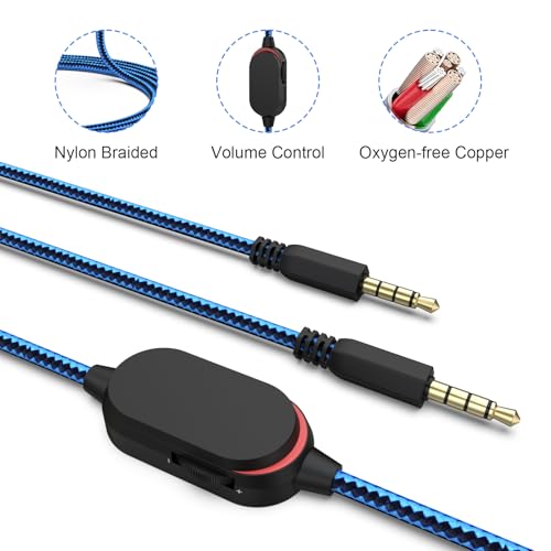 Cable Auxiliar Jack 3.5mm Compatible Alienware 2 m Azul miniatura 6