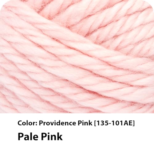 Image of Lion Brand Yarn Hometown Yarn, Super-Bulky Yarn for Knitting, Crocheting, and Crafting, 1 Pack, Providence Pink | Super Bulky Acrylic Fiber for Warm Crochet Blankets, Knit Winter Hats, Chunky Cardigans, Soft Scarves, Weaving