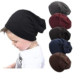 5 Pcs: Winered/Navy/Coffee/Darkgray/Black 3 Months-6 Years
