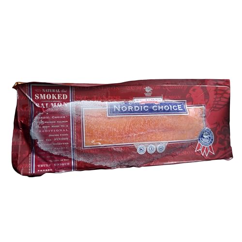 St. James Smokehouse Traditional Smoked Salmon Sides - Cold-Smoked, Natural Ingredients, Frozen, 2.5lb Avg Side (Pack of 2) - Luxurious Scottish Seafood