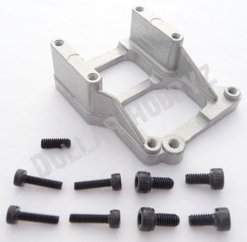 HPI Savage X 4,6,28 Piastra Di Montaggio Motore A Nitro Alluminio E Bretelle Arancioni - Foto 4