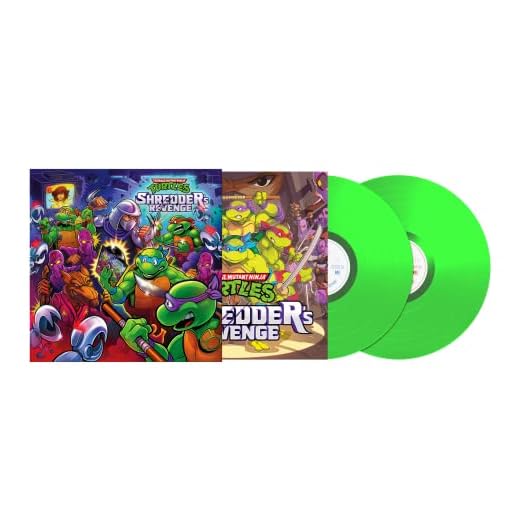 Teenage Mutant Ninja Turtles: Shredder's Revenge (Original Game Soundtrack) Transparent Green Colored Vinyl 2LP