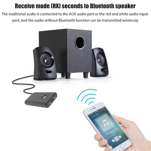 Transmisor Receptor Bluetooth 5.3 Audio B10S 2 en 1 miniatura 6