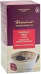 Teeccino Herbal Tea – Vanilla Nut – Rich & Roasted Herbal Tea That’s Caffeine Free & Prebiotic for Natural Energy, 25 Tea Bags