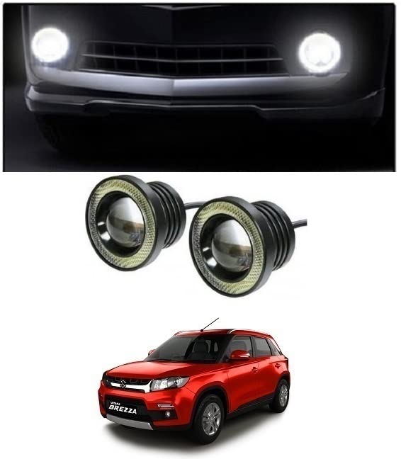 Trigcars Vitara Brezza 2022 Car High Power LED Fog Light Projector Cob