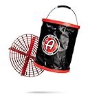 Adam's Collapsible 5 Gallon Car Wash Bucket & Grit Guard Dirt Trap - Stores 5 Gallons of Water,...