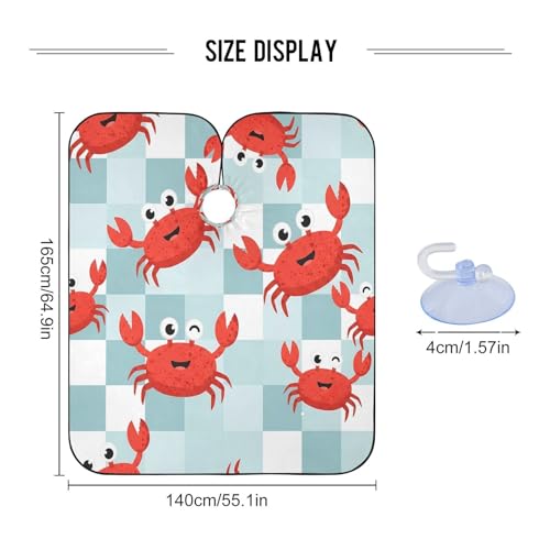 Capa para barbero impermeable y ajustable para hombre miniatura 3