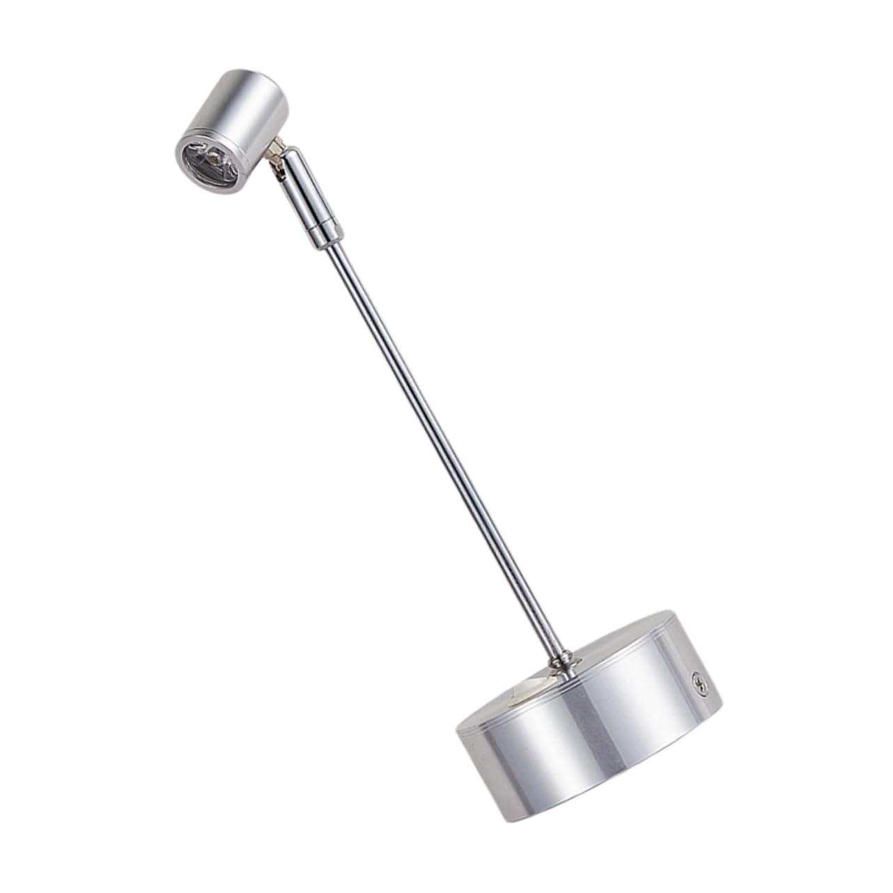 Foco LED de interior de diseño moderno Veemoon, aluminio plata y luz de acento funcional