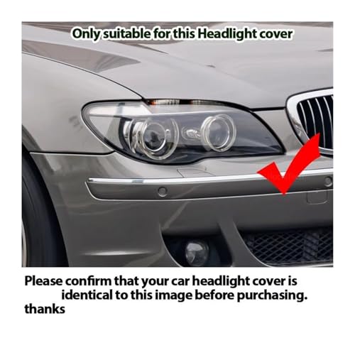 Abat-jour coque de phare avant pour BMW E65 E66 E67 2005 2006 2007 2008 - 5