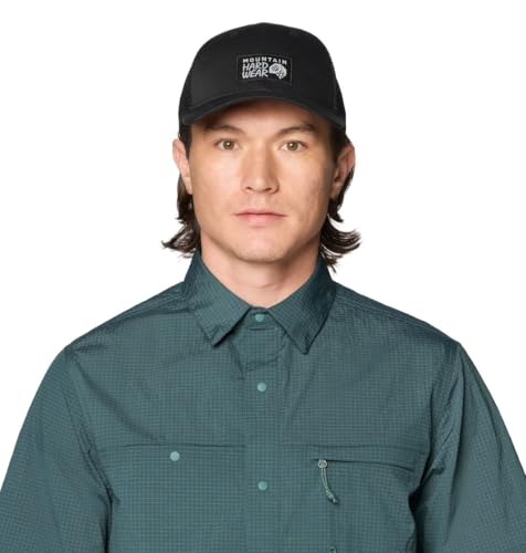 Mountain Hardwear Unisex Recycled Trucker Hat, Black, One Size