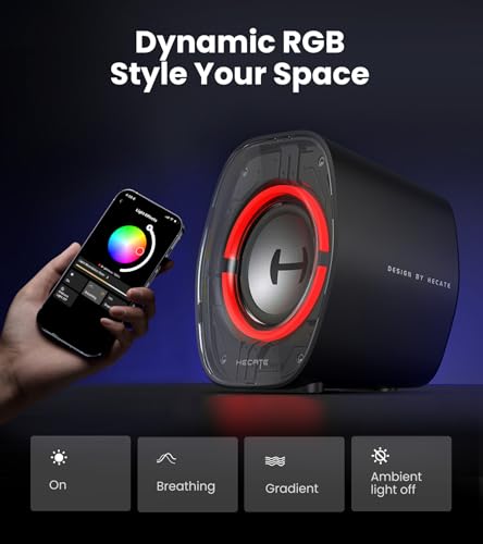 Image of Edifier G1000 II Desktop Computer Speakers for Gaming, 2.5 inch Full-Range Driver & Enhanced Bass, Bluetooth 5.4 USB-C AUX, 9 Dynamic RGB Lighting Modes for PC - White