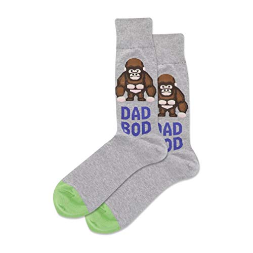 Hotsox Men's Dad Bod Crew Socks 1 Pair