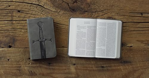 Image of ESV Vest Pocket New Testament with Psalms and Proverbs, Red Letter (Trutone, Silver, Sword Design)