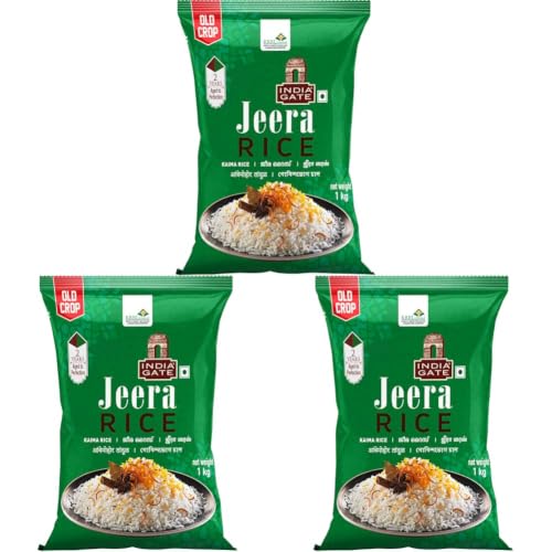 Image of India Gate Jeera Rice, 1kg (Pack of 3)