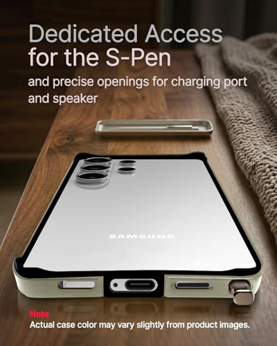 Image of RAEGR Case | Anodized Aluminum Bumper | Edge Armor Protective Minimal Case Designed for Galaxy S26 Ultra (2026) - Natural Titanium RG10658