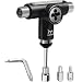 Merkapa Ratchet Skateboard T Tools All in One Tool (Black)