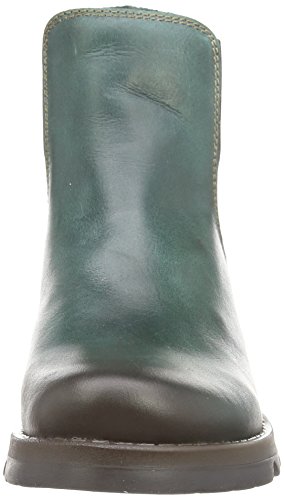 FLY London Damen Salv Chelsea Boots, Blau Petrol 006, 40 EU