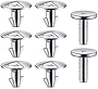 Yonput Pack-8 Lower Engine Cover Pin Screws, Compatible with Honda Civic, Accord and CRV 90674-TY2-A01, Lower Engine Radiator Splash Guard Hardware Screw Bolts (Silver)