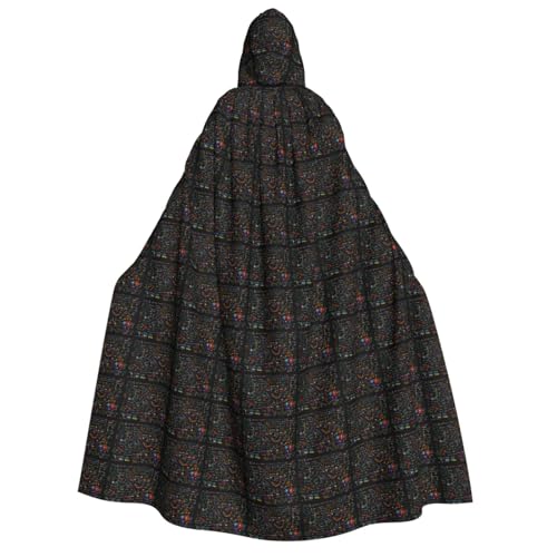 Cape à capuche formule mathématique costume unisexe ample qui ne froisse pas
