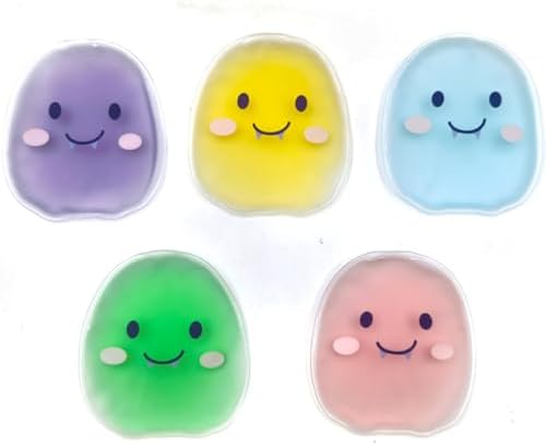 Reusable Click Instant Heat Packs, Pocket Hand Warmers, Snap It Hot/Cold Gel Heating Pad for Adults & Kids, Instant Hot Pad, Hot Compress, Hand Click Gel Warmers for Body (5 Ghosts) image 2