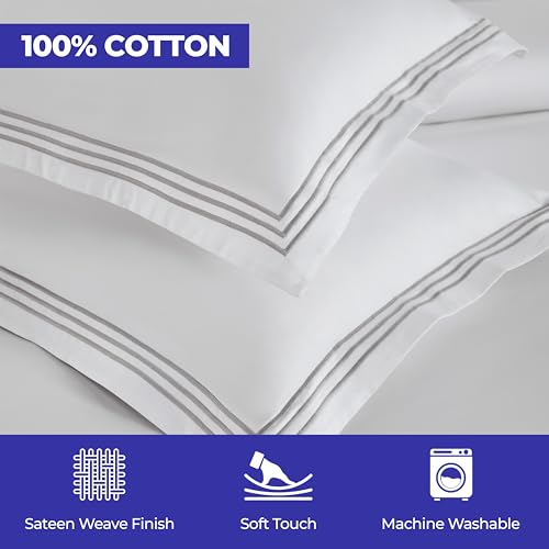 Parure de lit coton doux pour des nuits d'hôtel de luxe à la maison - 4