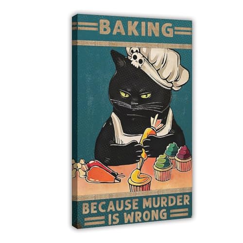 Sublimez un mur vide : Poster toile gâteau rétro cuisine et chambre