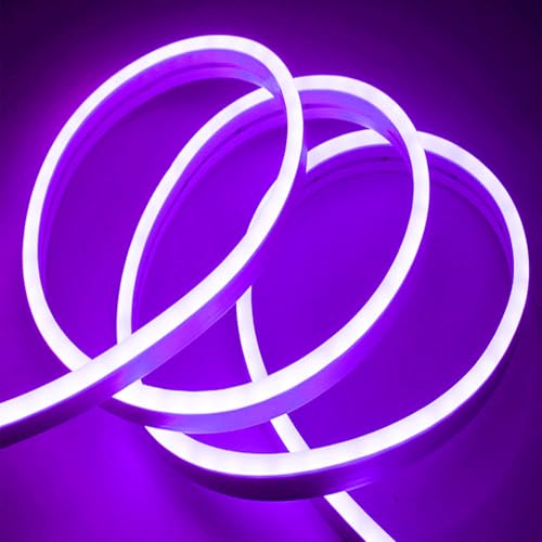 Tira de LED Neon Flexible 26ft Morado IP68 AC 110V miniatura 3