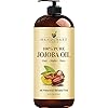 Handcraft Jojoba Oil 16 fl. oz – 100% Pure & Natural Jojoba Oil for Skin, Face, and Hair – Deeply Moisturizing Anti-Aging Jojoba Oil for Men and Women
