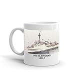 Navy Emporium USS Cleveland LPD-7 Coffee Cup Mug - 15OZ