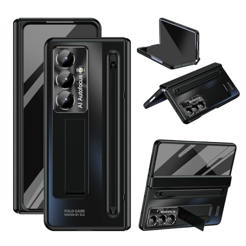 Coque rigide noire Galaxy Z Fold7 protection charnière et film d'écran