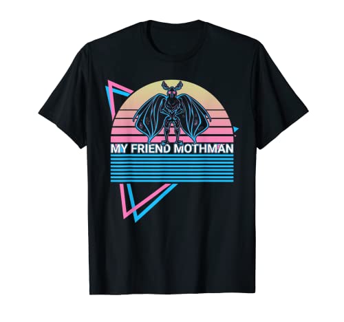 Mothman Cryptid Cryptozoology Retro My Friend Polilla Camiseta