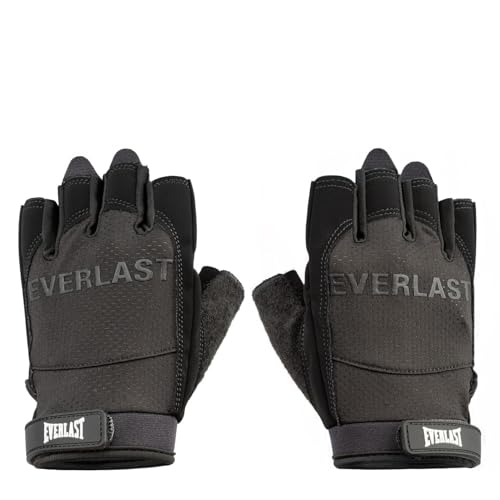 Everlast Unisex Fitness Handschuhe Schwarz Large