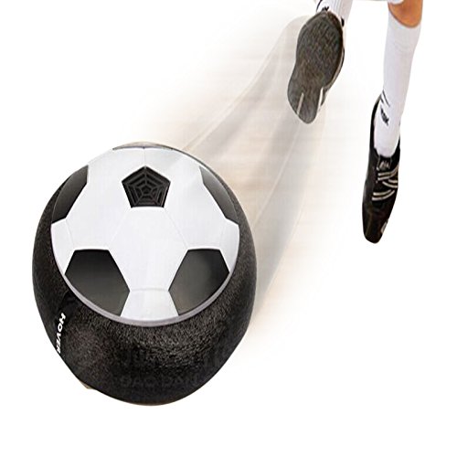 Image of Vibgyor Vibes Indoor Outdoor Air Power Soccer Hover Disk Ultra Glow with Foam Bumpers