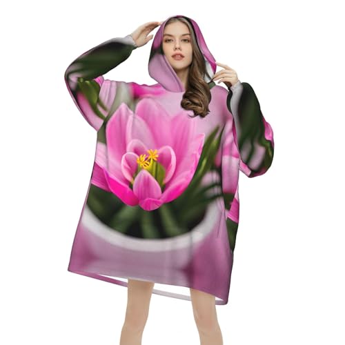 Couverture à capuche surdimensionnée haut de gamme avec finitions douces - 4