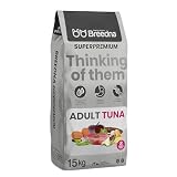 BREEDNA - Adult Tuna 15kg | Pienso Hipoalergénico para Perros con Atún | Ideal para Perros con Intolerancias | Rico en Omega 3 y 6 | Antioxidantes Naturales y Protectores Articulares