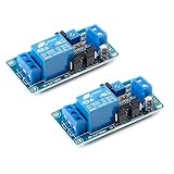 EC Buying 2Pcs DC 12v Delay Relay Module for Smart Home Delay Relay Switch with Time Timer Timing Adjustable Potentiometer 12V Delay Circuit Board Disconnection and Connection Function