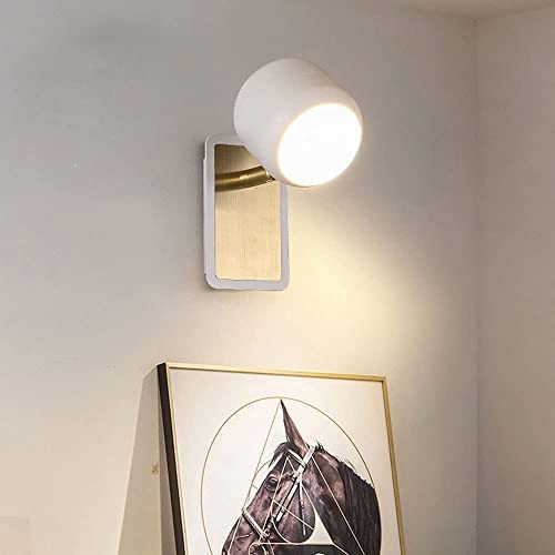 Luz de pared simple LED para lectura en el dormitorio y baños modernos 8