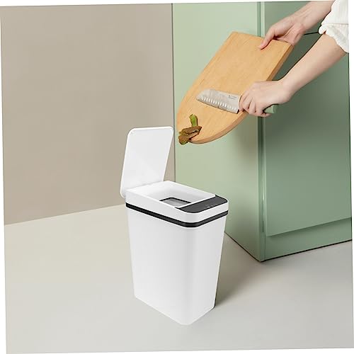 Basurero automático inteligente SOLUSTRE, blanco miniatura 7