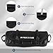 Garvee Sandbag for Fitness Weights Training,25-75 LBS Adjustable Weighted SandBag for Strength Powerlifting Running Home Gym Exercise,Black