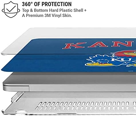 Skinit Case + Skin Compatible with MacBook Air 13in M1 (2021) - Officially Licensed University of Kansas Design
