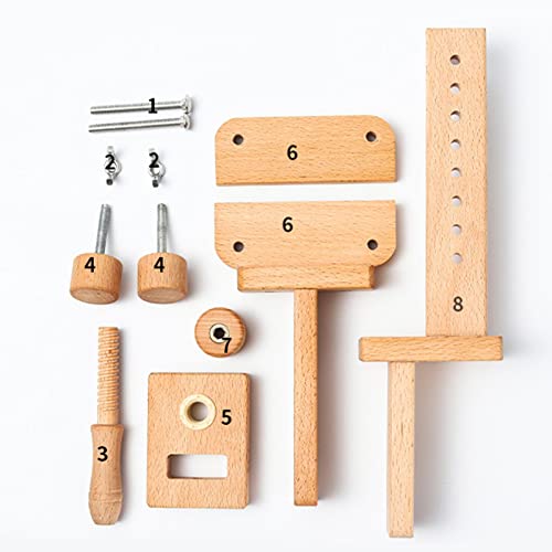 Soporte de aro de bordado de mesa de madera noble marco de 45cm de alta precisión 3
