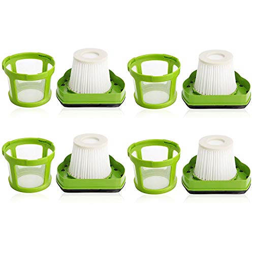 Hechuang 4 Pack 1782 Pet Vacuum Filters Pet Mesh Frame Filter for Bissell 1782 Pet Hair Eraser Cordless Hand And Car Vacuum, Replacement Part 1608653