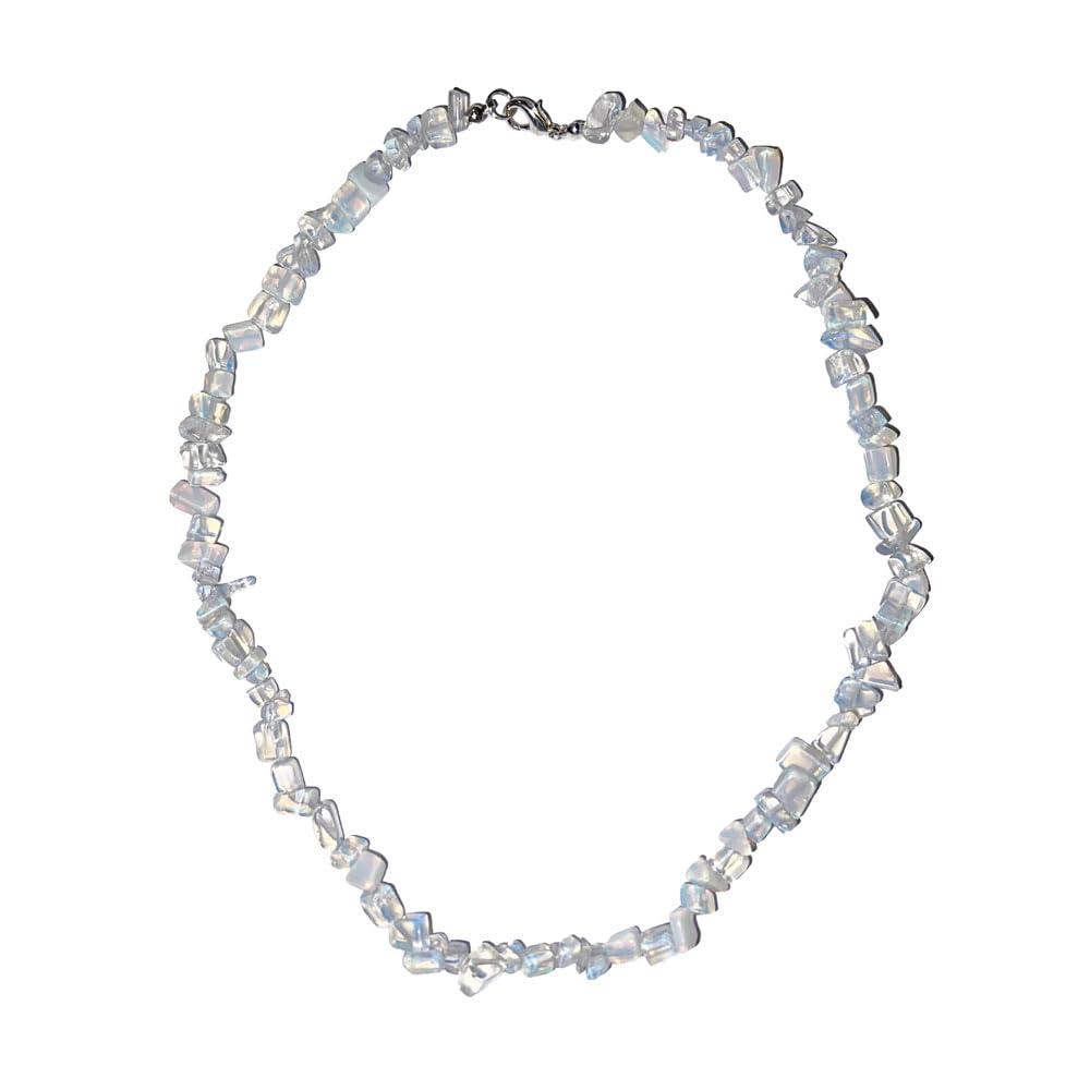 Collier opale synthétique baroque 60cm idée cadeau d'anniversaire mémorable - 8
