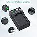 LP EN-EL20 EN-EL20a Battery and Charger, 2-Pack 1020mAh Batteries for Nikon Coolpix P1000, P950, DL24-500, Coolpix A, 1 AW1, 1 J1, 1 J2, 1 J3, 1 S1, 1 V3 Digital Camera