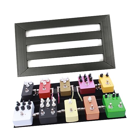Totority -in-one Guitar Pedal Accessory 28pcs Set Guitar Effect Bracket Pedal Mounting Tape Easy to Cut and Stick