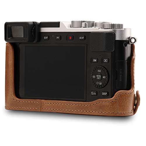 Megagear Mg1604 Leica D-Lux 7 Ever Ready Genuine Leather Camera Half Case And Strap - Brown #TOP7